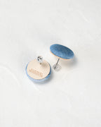 鴨跖草の重　ピアス